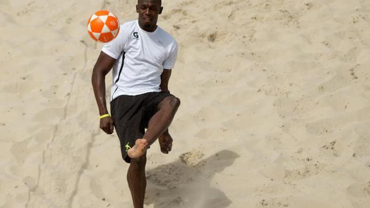 Usain Bolt test bij Dortmund